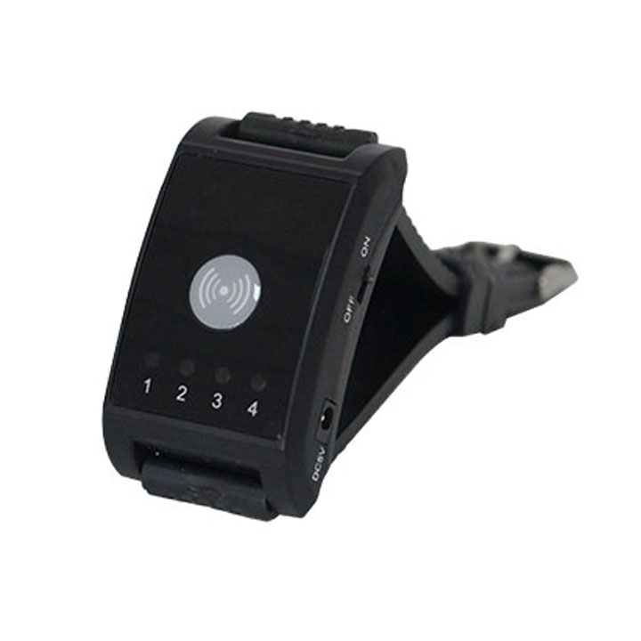 4 canales receptor de llamadas inalámbrico estilo reloj