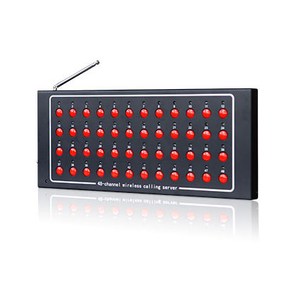 48 canales pantalla del receptor de llamadas inalámbricas