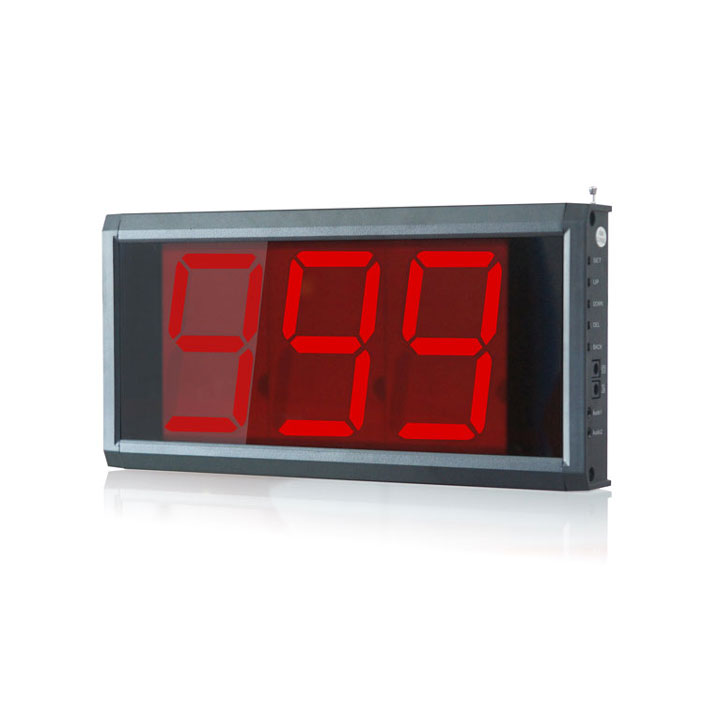 999 canales pantalla del receptor de llamadas inalámbricas