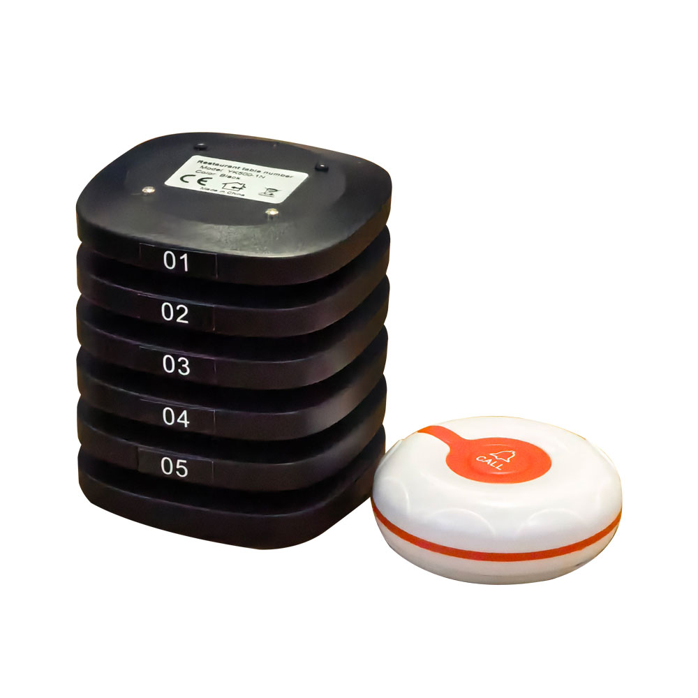 Restaurant table number set 